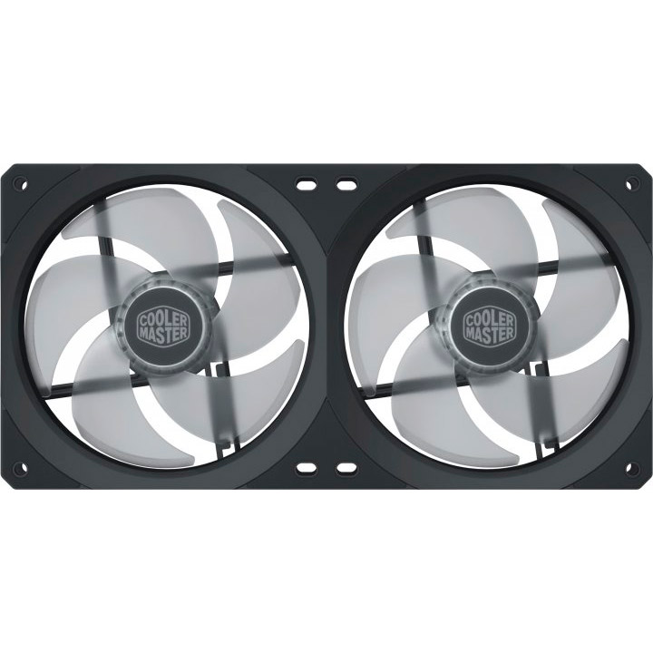 Кулер корпусный COOLERMASTER MasterFan SF240R ARGB 2 х 120 mm (MFX-B2D2-18NPAR1) Диаметр вентилятора, мм 120