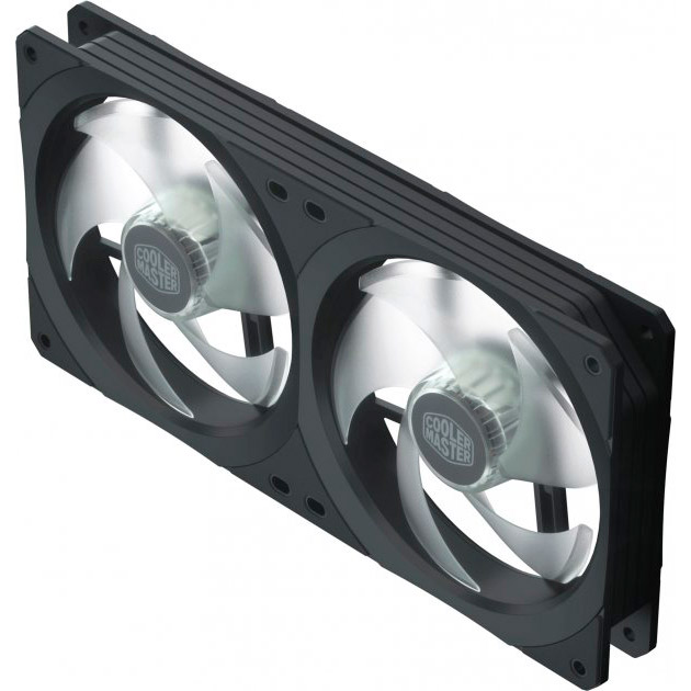 Внешний вид Кулер корпусный COOLERMASTER MasterFan SF240R ARGB 2 х 120 mm (MFX-B2D2-18NPAR1)