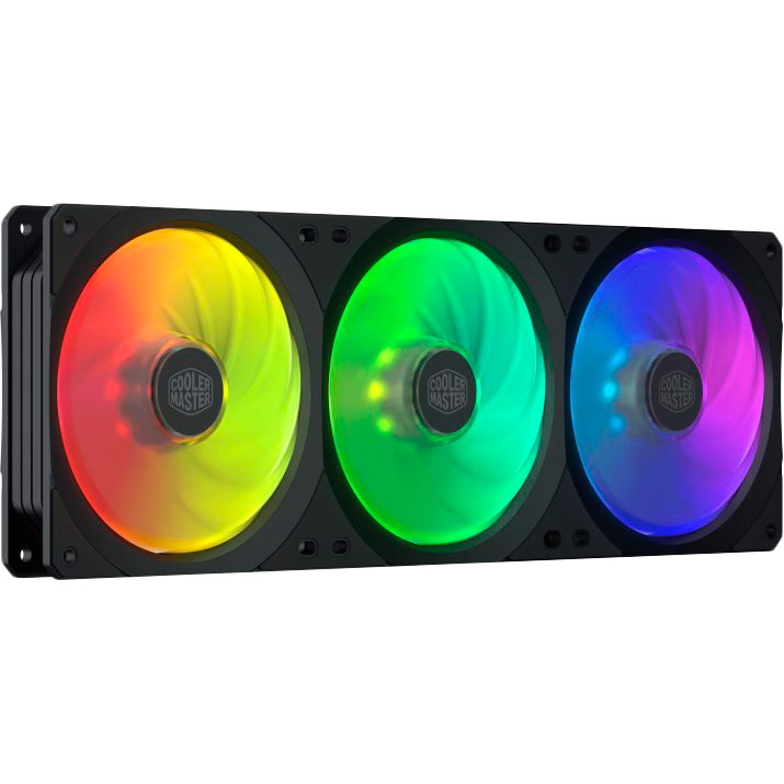 Набор кулеров корпусных COOLERMASTER MasterFan SF360R ARGB 3 х 120 mm (MFX-B2D3-18NPA-R1) Назначение для корпуса