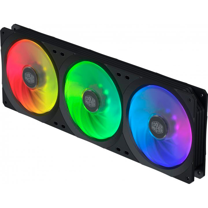 Набор кулеров корпусных COOLERMASTER MasterFan SF360R ARGB 3 х 120 mm (MFX-B2D3-18NPA-R1) Подшипник скольжения