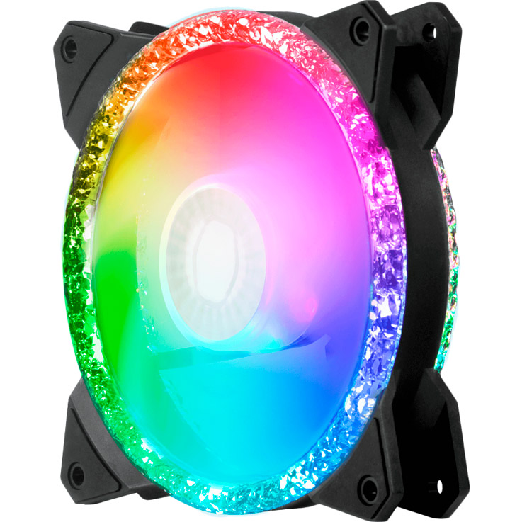 Набор кулеров корпусных COOLERMASTER MasterFan MF120 Prismatic 3in1 (MFY-B2DN-203PA) Подшипник скольжения