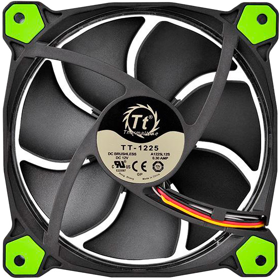 Кулер корпусний THERMALTAKE Riing 12 Green LED (CL-F038-PL12GR-A) Призначення для корпусу