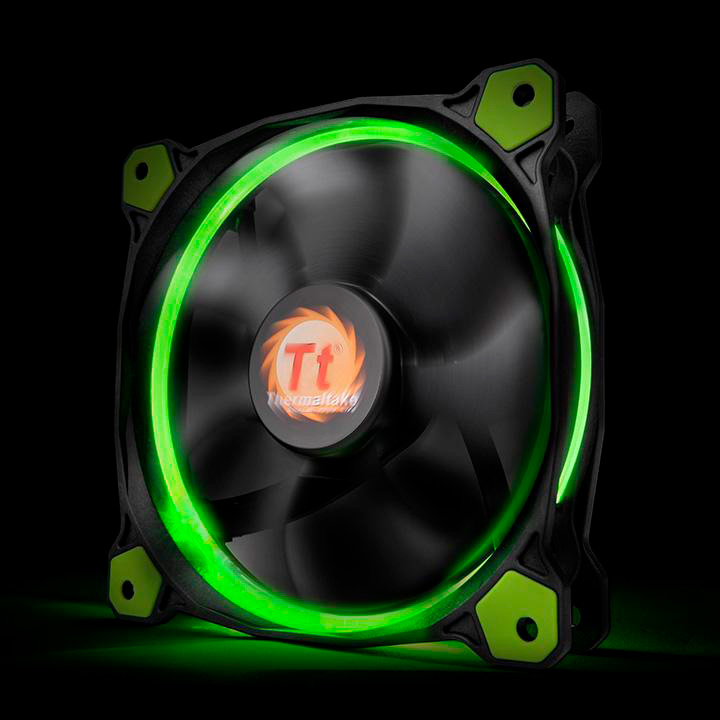 Кулер корпусний THERMALTAKE Riing 12 Green LED (CL-F038-PL12GR-A) Конструкція системи охолодження кулер