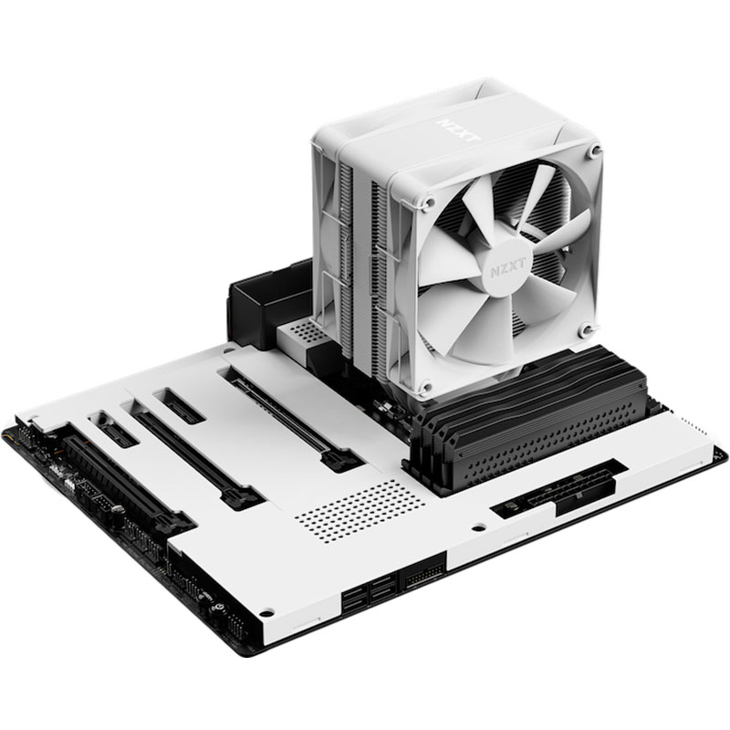 Зовнішній вигляд Кулер процесорний NZXT Freeze T120 White (RC-TN120-W1)