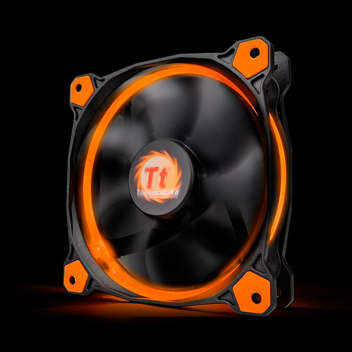 Кулер корпусный THERMALTAKE Riing 12 Orange LED (CL-F038-PL12OR-A) Конструкция системы охлаждения кулер