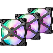 Набор кулеров корпусных DEEPCOOL MF120 GT 3 IN 1 4-pin Black (DP-GS-F12-AR-MF120GT-3P)