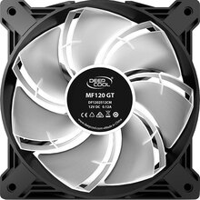 Набор кулеров корпусных DEEPCOOL MF120 GT 3 IN 1 4-pin Black (DP-GS-F12-AR-MF120GT-3P)