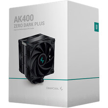 Кулер процесорний DEEPCOOL AK400 Zero Dark Plus (R-AK400-BKNNMD-G-1)