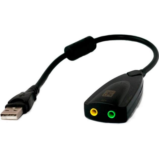 Звуковая карта EXTRADIGITAL USB Sound card 3D 0.2m (KBU1799)