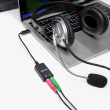 Звуковая карта INTRACOM USB Type-C Manhattan Black (153317)