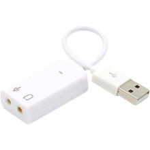 Звуковая карта Voltronic USB Sound card 3D White (YT-SC-5.1/W/03351)
