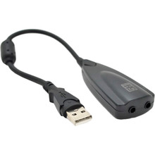 Звуковая карта Voltronic USB Sound card 3D Black (YT-SC-7.1/07386)