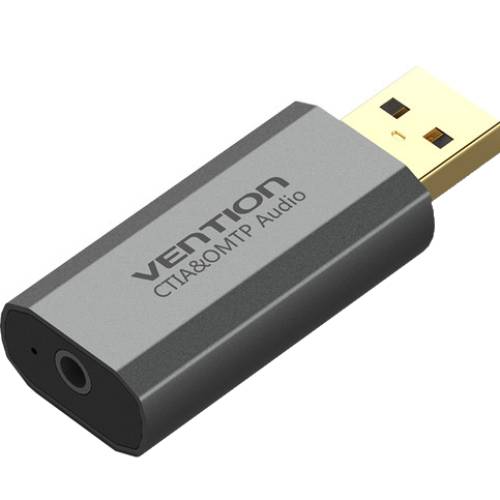 Звуковая карта VENTION USB Sound Card 7.1 Channel Gray (VAB-S19-H) Интерфейс USB