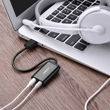 Звуковая карта UGREEN USB US205 Black (30724)