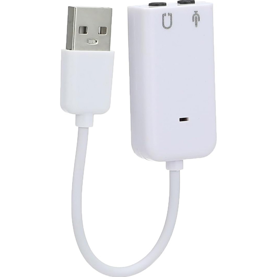 Звукова карта DYNAMODE 3D Sound 7.1 USB2.0 White (USB-SOUND7-WHITE) Вага 20