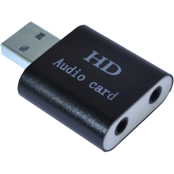 Звукова картка DYNAMODE USB-SOUND7-ALU Black