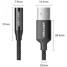 Звукова карта VENTION 2 в 1 USB - AUX jack TRRS Ear DSP 0.25 м (CVEBC)