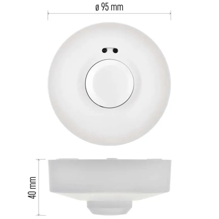 Датчик руху EMOS G1180 Розміри 95 х 95 х 40