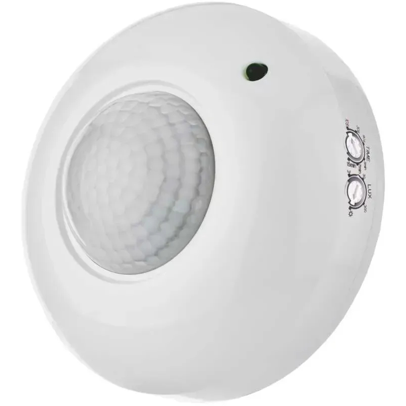 Датчик движения EMOS GS11111 PIR 1200W Дополнительно Время переключения 10 с – 15 мин; Напряжение питания 220-240 V; Макс. емкостная нагрузка: 600 W; Макс. резистивная нагрузка: 2000 W; Чувствительность: ;3 Lux; Степень защиты: IP20