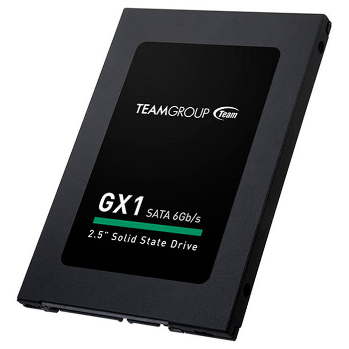 SSD накопичувач TEAM 480GB Team GX1 2.5" SATAIII TLC (T253X1480G0C101) Тип твердотільний накопичувач (SSD)