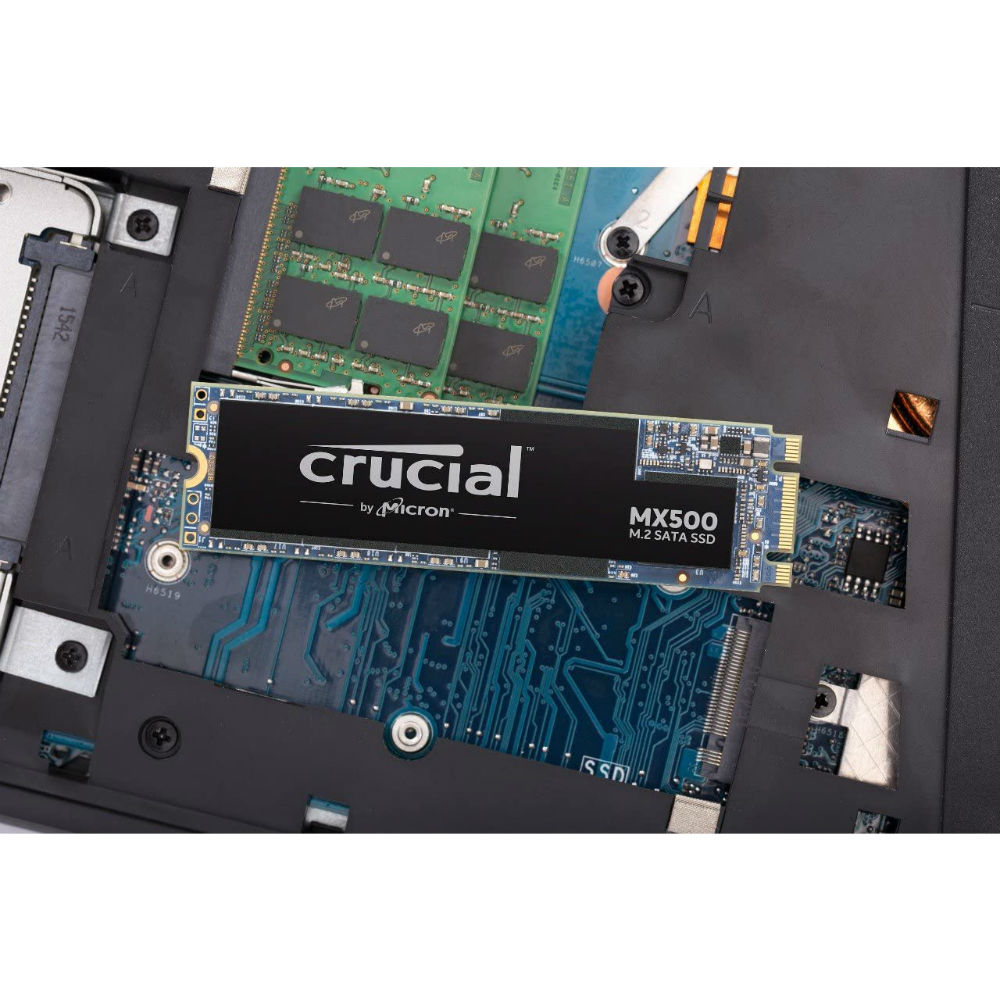 SSD накопичувач CRUCIAL MX500 1TB, M. 2 2280, SATA (CT1000MX500SSD4) Ємність 1 Тб