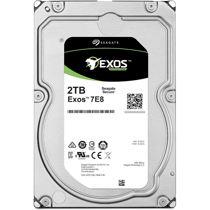 

Жесткий диск SEAGATE Exos 7E8 512N 3.5' 2TB SAS 12GB/s 7200 (ST2000NM003A), Exos 7E8 512N 3.5' 2TB SAS 12GB/s 7200