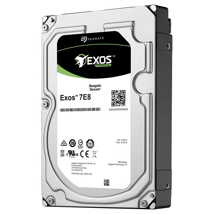 

Жесткий диск SEAGATE Exos 7E8 512E/4kn (3.5'/8TB/SATA6GB/s/ 7200rpm) (ST8000NM000A), Exos 7E8 512E/4kn (3.5'/8TB/SATA6GB/s/ 7200rpm)