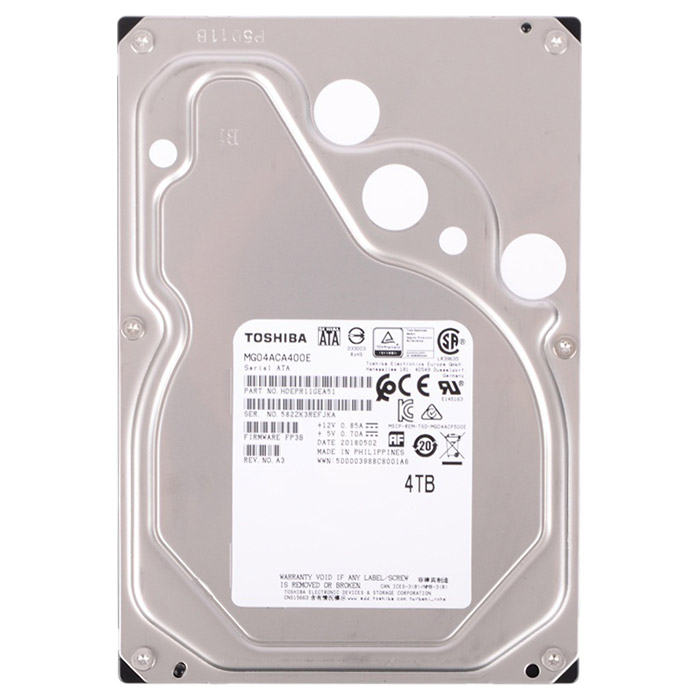 

Жесткий диск TOSHIBA 3.5" 4000GB SATA 6Gb/s 7200rpm (MG04ACA400E), 3.5" 4000GB SATA 6Gb/s 7200rpm MG04ACA400E