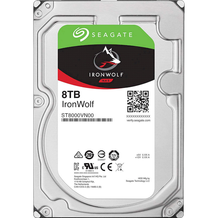 Жорсткий диск SEAGATE 8TB 7200rpm 256Mb SATAIII (ST8000VN004)