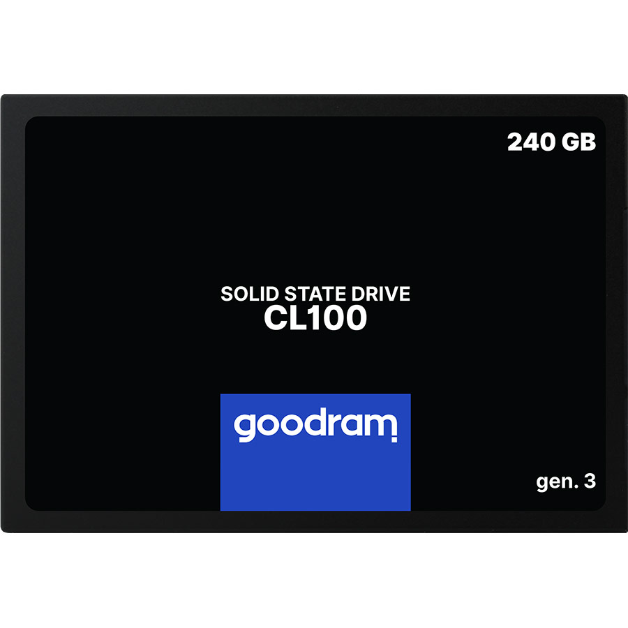 

SSD накопитель GOODRAM CL100 240 GB GEN.3 SATAIII TLC (SSDPR-CL100-240-G3), CL100 240 GB GEN.3 SATAIII TLC(SSDPR-CL100-240-G3)