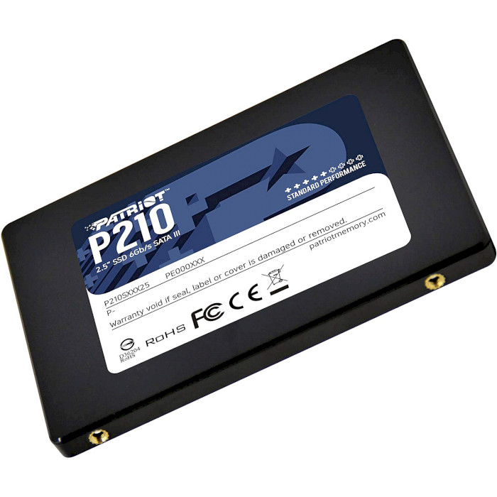 SSD накопичувач PATRIOT 2.5" 1TB SATA TLC P210 Тип твердотільний накопичувач (SSD)