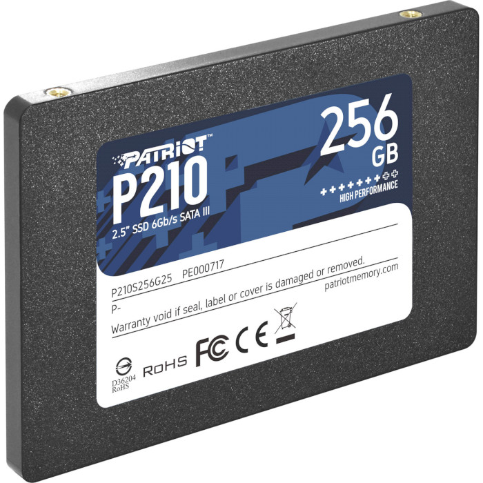 SSD накопичувач PATRIOT 2.5" 256GB SATA TLC P210 (P210S256G25) Призначення жорсткого диска для настільного комп'ютера