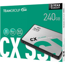 SSD накопитель TEAM 2.5" SATA 240GB CX1 TLC (T253X5240G0C101)