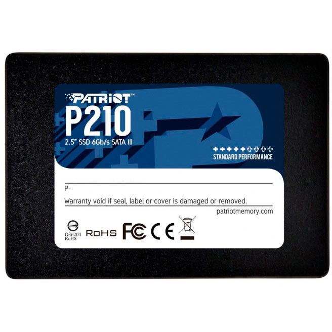 SSD накопитель PATRIOT 2.5" 128GB SATA TLC P210 (P210S128G25)