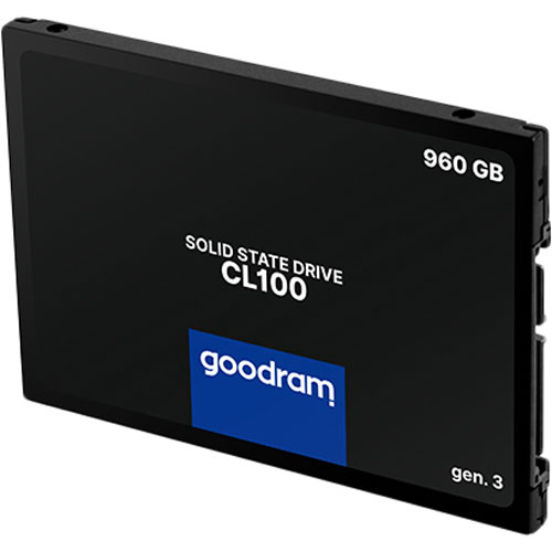 SSD накопичувач Goodram CL100 Gen.3 960 GB 2.5" SATA III 3D NAND TLC (SSDPR-CL100-960-G3) Призначення жорсткого диска для настільного комп'ютера