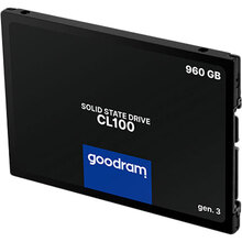 SSD накопичувач Goodram CL100 Gen.3 960 GB 2.5" SATA III 3D NAND TLC (SSDPR-CL100-960-G3)