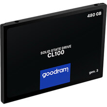 SSD накопичувач Goodram CL100 Gen.3 480 GB 2.5" SATA III 3D NAND TLC (SSDPR-CL100-480-G3)