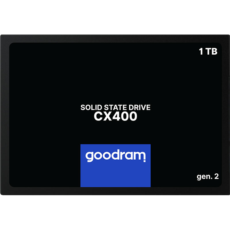 

SSD накопитель GOODRAM CX400 1 TB GEN.2 SATAIII TLC (SSDPR-CX400-01T-G2), CX400 1 TB GEN.2 SATAIII TLC (SSDPR-CX400-01T-G2)
