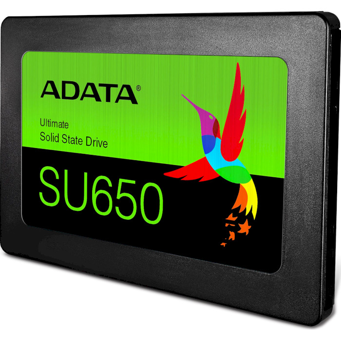 SSD накопичувач ADATA SATA 2.5" 256GB SU650 TLC (ASU650SS-256GT-R) Тип твердотільний накопичувач (SSD)