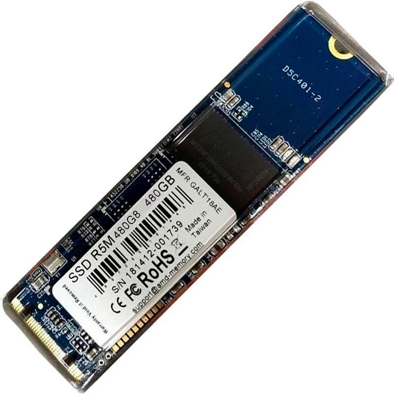 

SSD накопитель AMD 480GB Radeon R5 M.2 Retail (R5M480G8), 480GB Radeon R5 M.2, Retail (R5M480G8)