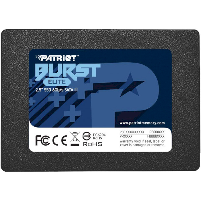 SSD накопичувач PATRIOT 2.5" 240GB SATA Burst Elite (PBE240GS25SSDR) Призначення жорсткого диска для настільного комп'ютера