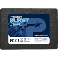 SSD накопичувач PATRIOT 2.5" 240GB SATA Burst Elite (PBE240GS25SSDR)