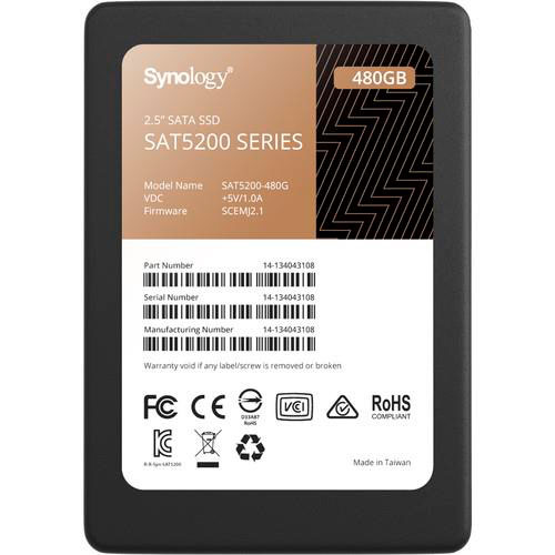 

SSD накопитель SYNOLOGY SATA 2.5" 480GB (SAT5200-480G), SATA 2.5" 480GB (SAT5200-480G)