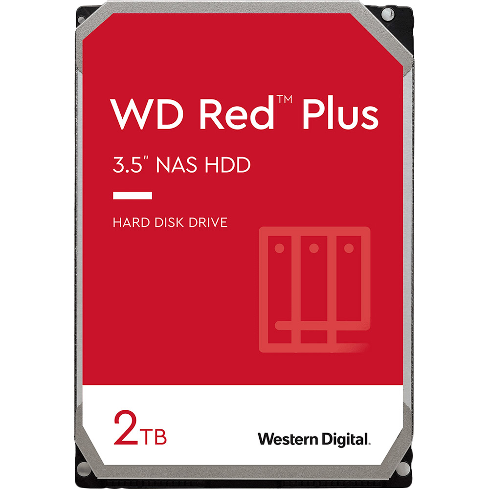 

Жесткий диск WD 3.5" SATA 3.0 2TB 5400 128MB Red Plus NAS (WD20EFZX), 3.5" SATA 3.0 2TB 5400 128MB Red Plus NAS