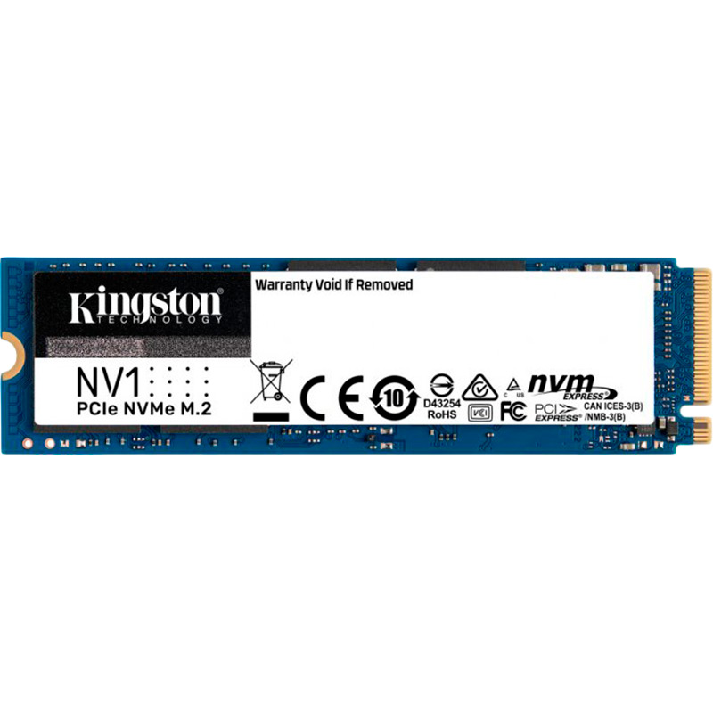 

SSD накопитель KINGSTON M.2 1TB NV1 NVMe PCIe 3.0 4x 2280 (SNVS/1000G), M.2 1TB NV1 NVMe PCIe 3.0 4x 2280 (SNVS/1000G)