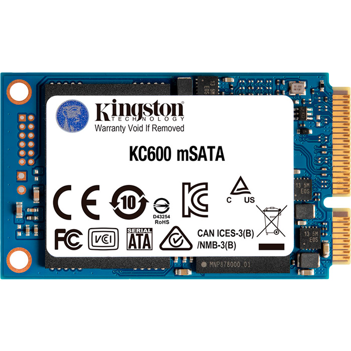 SSD накопитель KINGSTON mSATA SKC600 256GB 3D TLC (SKC600MS/256G)