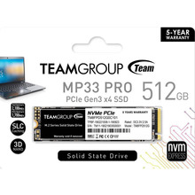 SSD накопичувач TEAM 512GB MP33 Pro M.2 2280 3D TLC (TM8FPD512G0C101)
