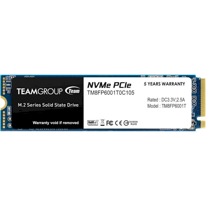 SSD накопитель TEAM Team M.2 NVMe PCIe 3.0 x4 1TB MP33 2280 TLC (TM8FP6001T0C101) Назначение жесткого диска для настольного компьютера