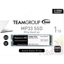 SSD накопитель TEAM Team M.2 NVMe PCIe 3.0 x4 1TB MP33 2280 TLC (TM8FP6001T0C101)