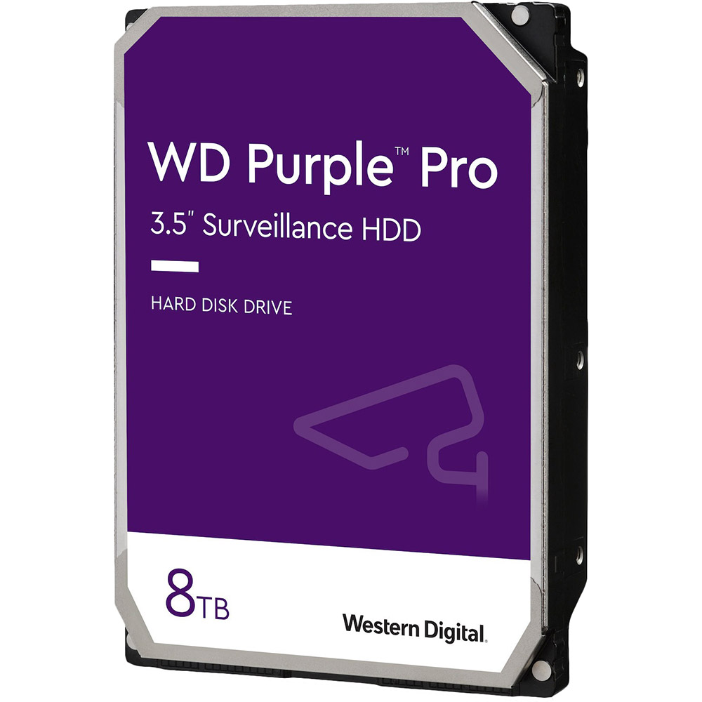 

Жесткий диск WD Purple Pro 8TB 7200 RPM 256MB (WD8001PURP), Purple Pro 3.5'', 8TB, 256MB, 7200 RPM